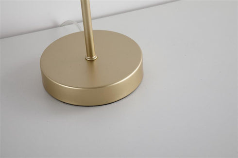 Swiss 1 Light Table Lamp - Gold & Champagne