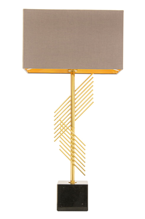 Orla Brushed Brass Table Lamp