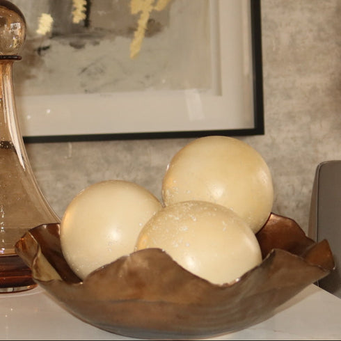 Decorative Stone Ball Ornament