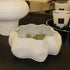 White Wave 3D Printed Bowl