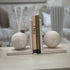 Sphere Concrete Effect Book Ends