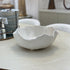 Large White Wavy Bowl