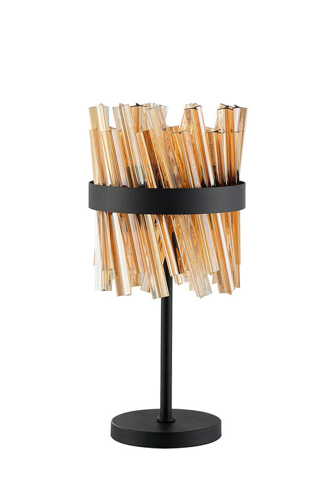 Kade Table Lamp 6 Light - Satin Black