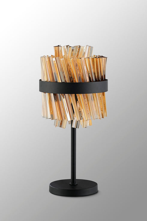 Kade Table Lamp 6 Light - Satin Black