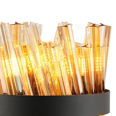 Kade Table Lamp 6 Light - Satin Black