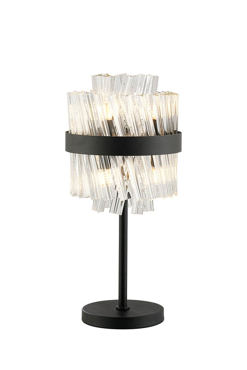 Kade Table Lamp 6 Light - Satin Black