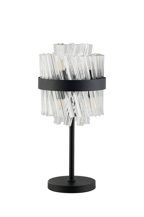Kade Table Lamp 6 Light - Satin Black