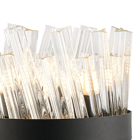 Kade Table Lamp 6 Light - Satin Black