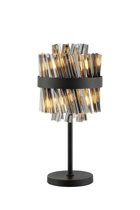 Kade Table Lamp 6 Light - Satin Black
