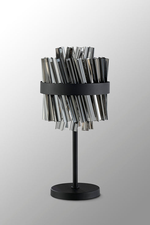 Kade Table Lamp 6 Light - Satin Black