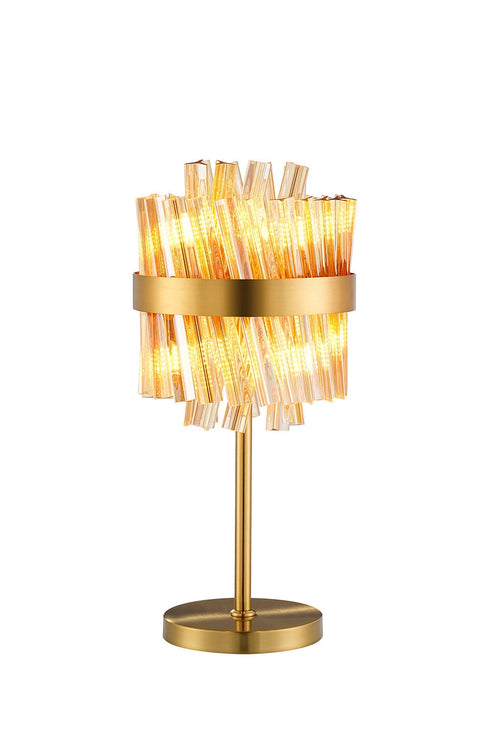 Kade Table Lamp 6 Light - Brass