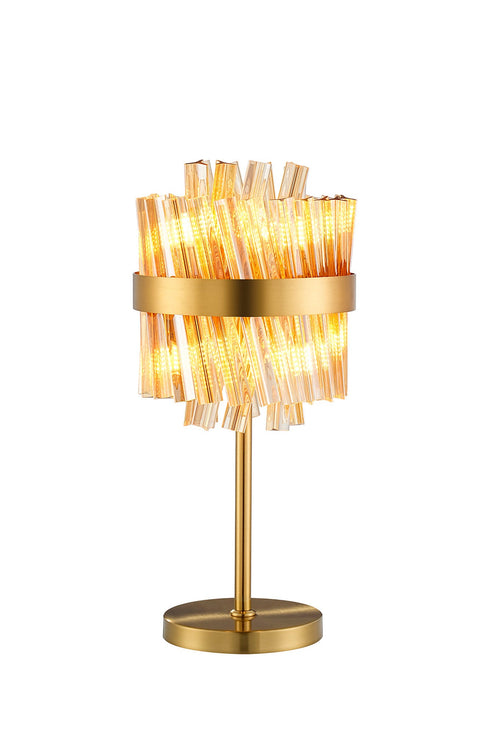 Kade Table Lamp 6 Light - Brass