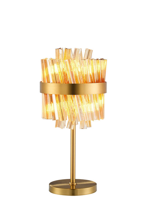Kade Table Lamp 6 Light - Brass