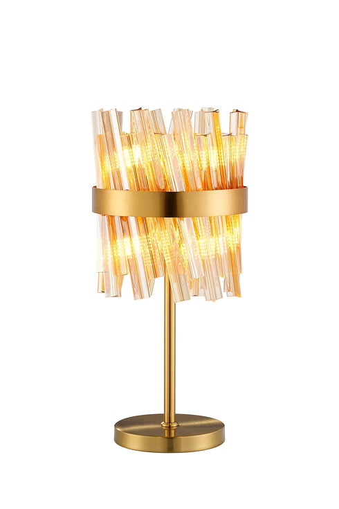 Kade Table Lamp 6 Light - Brass
