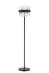 Kade Floor Lamp Satin Black - Clear Glass