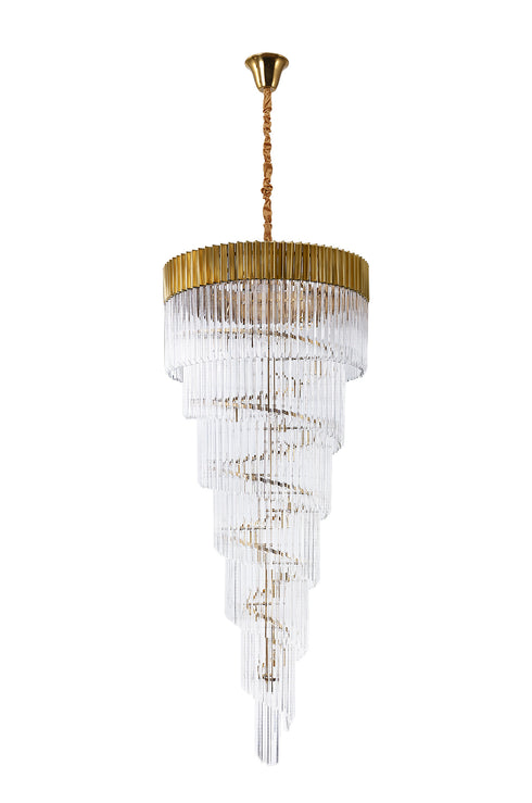 Kuna Pendant Round 7 Layer Spiral 31 Light