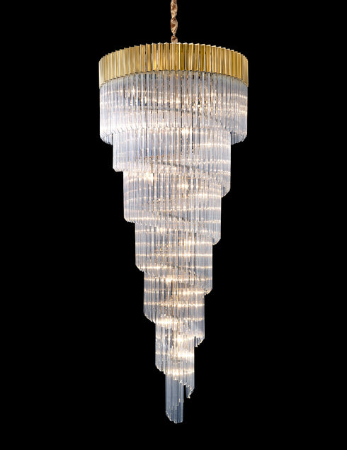 Kuna Pendant Round 7 Layer Spiral 31 Light