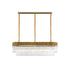 Kuna Pendant Rectangle 7 Light
