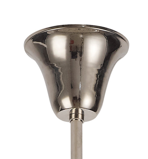 Kuna Nickel/Clear Pendant Round 12 Light 80cm