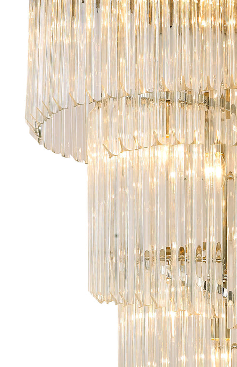 Kuna Pendant Round 5 Layer Spiral 23 Light