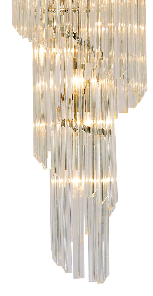 Kuna Pendant Round 5 Layer Spiral 23 Light