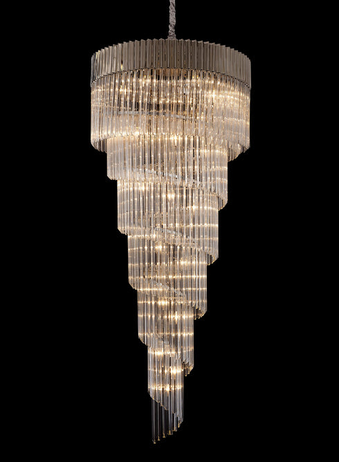 Kuna Pendant Round 7 Layer Spiral 31 Light