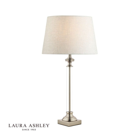 Laura Ashley Winston Chrome Table Lamp - Base Only