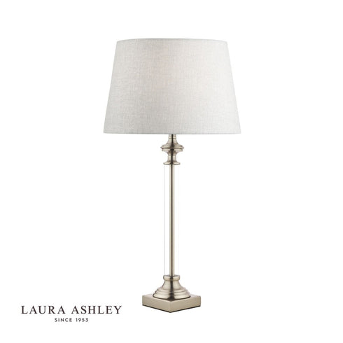 Laura Ashley Winston Chrome Table Lamp - Base Only