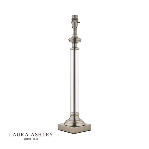 Laura Ashley Winston Chrome Table Lamp - Base Only