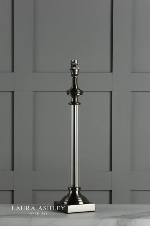 Laura Ashley Winston Chrome Table Lamp - Base Only
