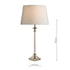 Laura Ashley Winston Chrome Table Lamp - Base Only