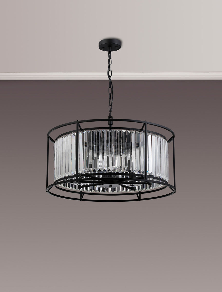 Mano Pendant / Semi Ceiling Convertible 8 Light My Home Rocks