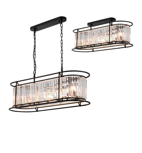 Mano Oval Pendant 7 Light