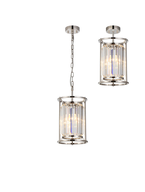 Mano Pendant / Semi Ceiling Convertible 1 Light