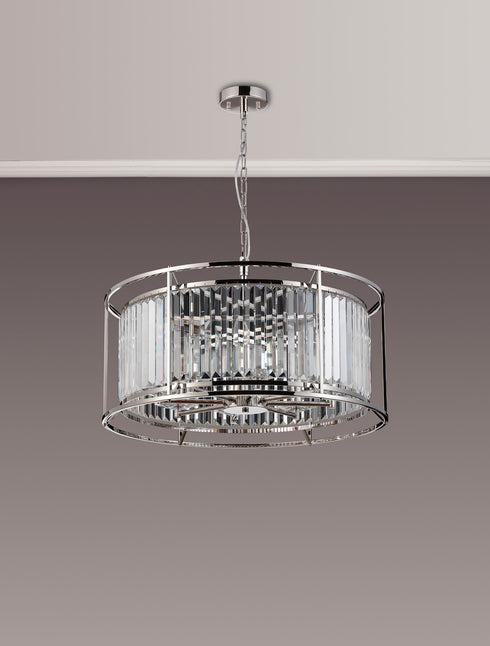 Mano Pendant / Semi Ceiling Convertible 8 Light