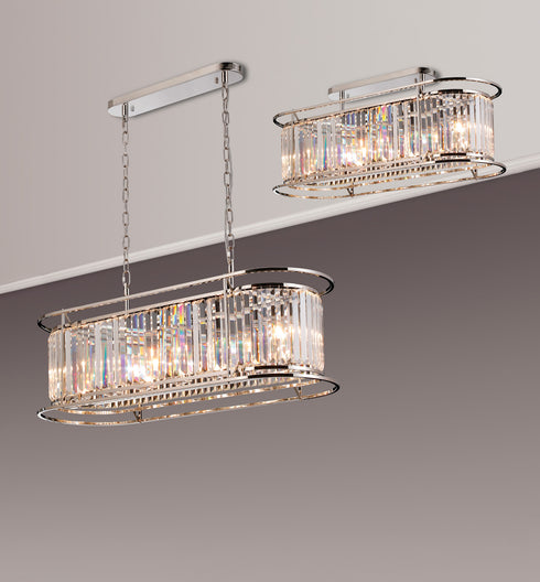 Mano Oval Pendant 7 Light