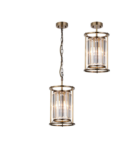 Mano Pendant / Semi Ceiling Convertible 1 Light