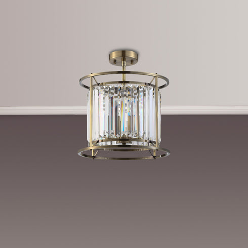 Mano Pendant / Semi Ceiling Convertible 3 Light