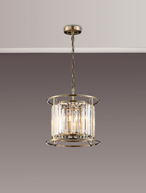 Mano Pendant / Semi Ceiling Convertible 3 Light