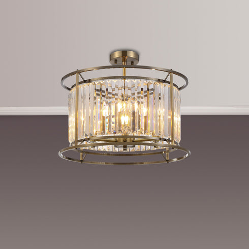 Mano Pendant / Semi Ceiling Convertible 6 Light