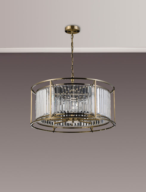 Mano Pendant / Semi Ceiling Convertible 8 Light