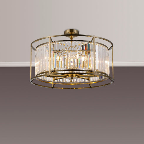 Mano Pendant / Semi Ceiling Convertible 8 Light