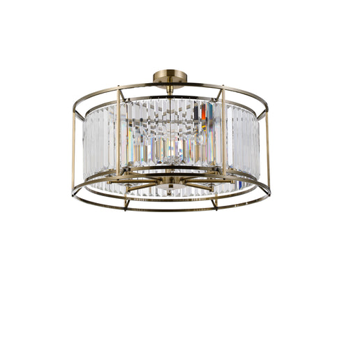 Mano Pendant / Semi Ceiling Convertible 8 Light