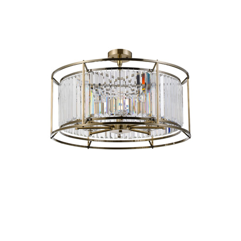 Mano Pendant / Semi Ceiling Convertible 8 Light