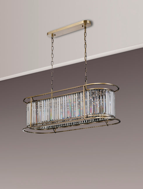Mano Oval Pendant 7 Light