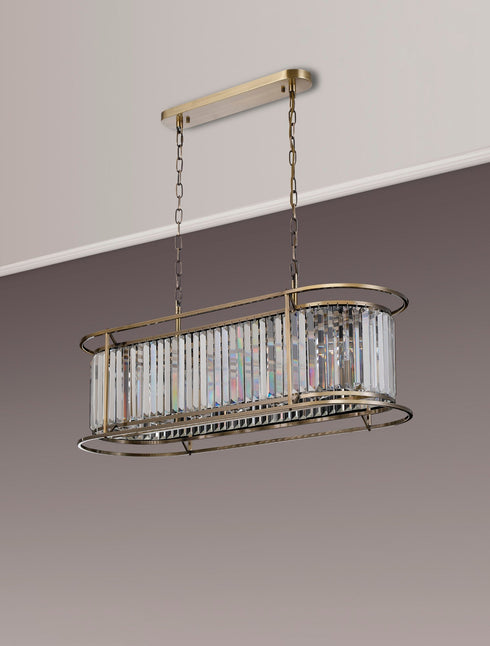 Mano Oval Pendant 7 Light