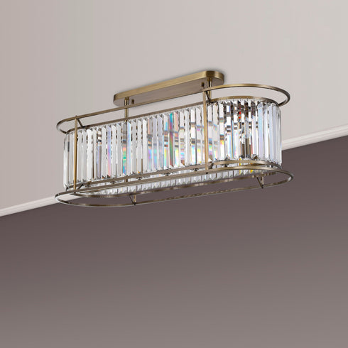 Mano Oval Pendant 7 Light