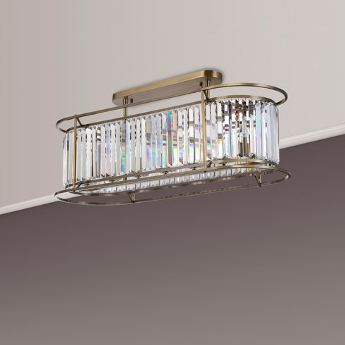 Mano Oval Pendant 7 Light