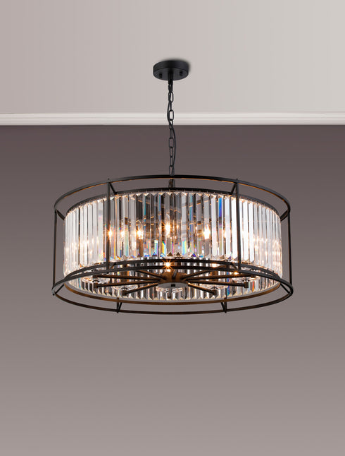 Mano Pendant / Semi Ceiling Convertible 10 Light
