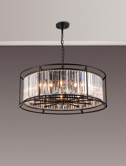 Mano Pendant / Semi Ceiling Convertible 10 Light